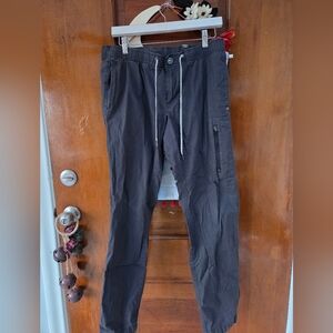 Vuori Ripstop Pants Mens Large Charcoal Grey